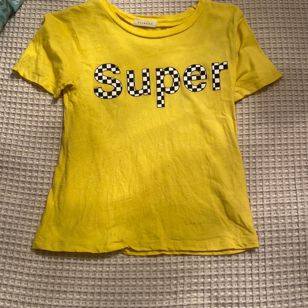 Yellow Crop Top